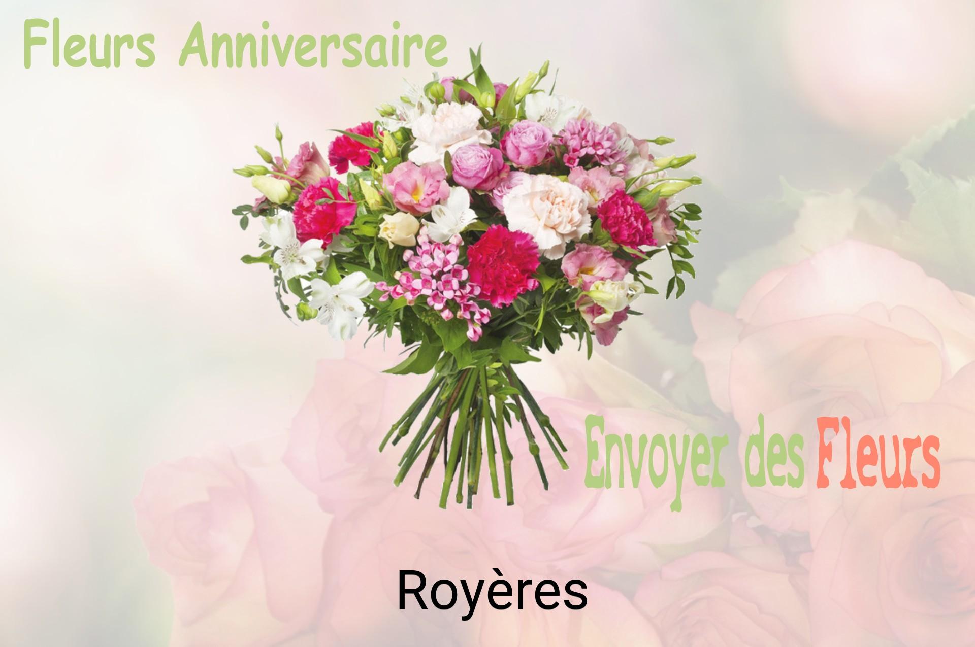 Bouquet de fleurs d’anniversaire livré à Royères