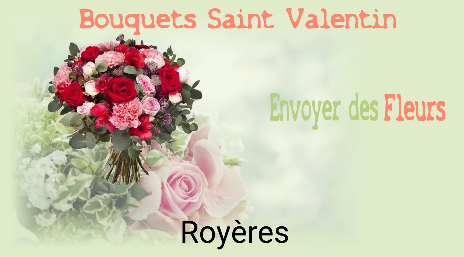 Roses de Saint-Valentin livrées à Royères